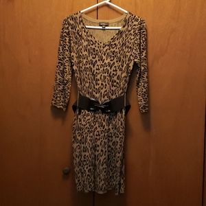 Alyx Leopard Print Knit Dress
